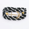 Rope Anchor Hooks Charm Bracelet